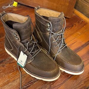 Ariat Men's Dark Brown Lace-Up Boots